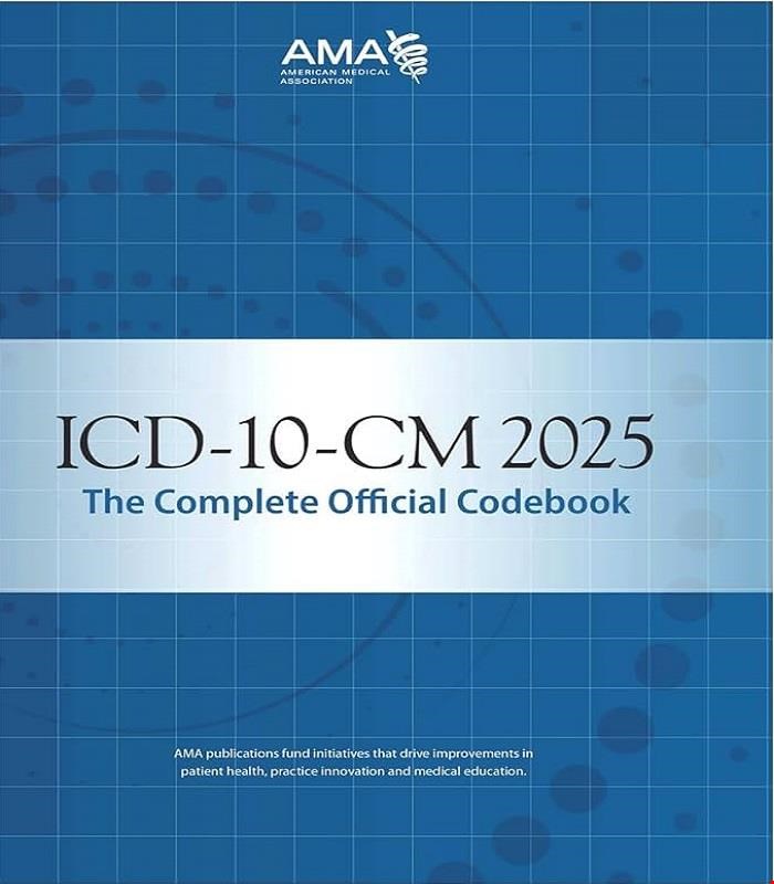 کتاب ICD-10-CM 2025 نسخه کامل رسمی | راهنمای کدگذاری بیماری‌ها | طب گس