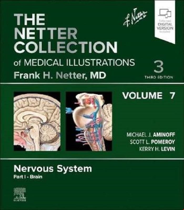 کتاب The Netter Collection of Medical Illustrations: Nervous System, Volume 7, Part I – Brain (Netter Green Book Collection) 3rd Edition 2025