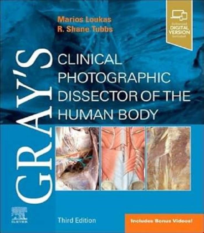 کتاب Gray’s Clinical Photographic Dissector of the Human Body 3rd Edition 2025