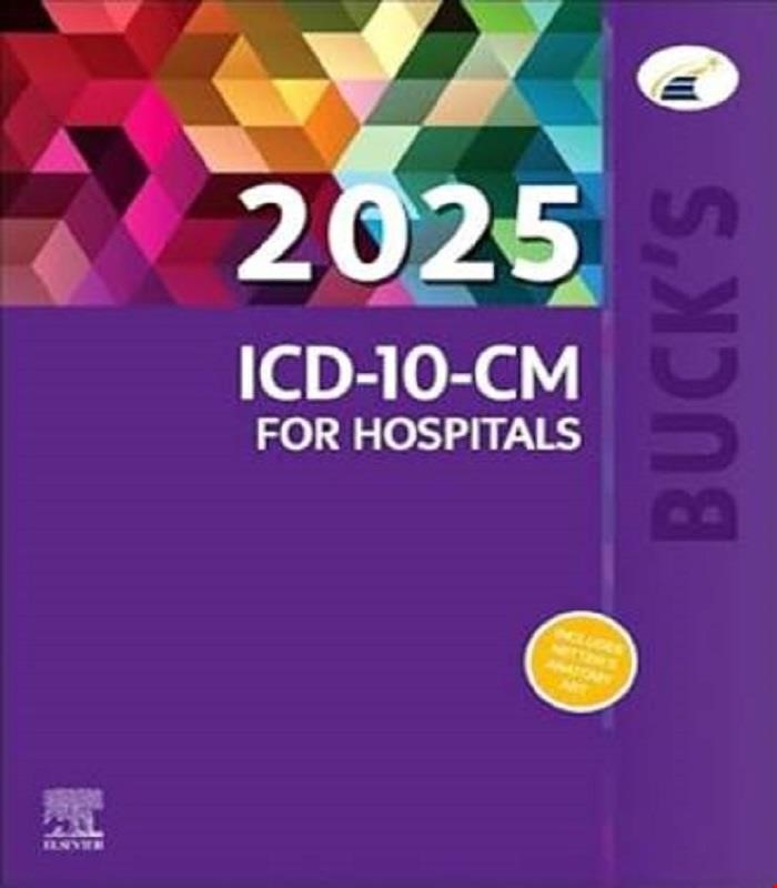 Buck’s 2025 ICD-10-CM for Hospitals کتاب ICD-10-CM برای بیمارستان ها باک 2025