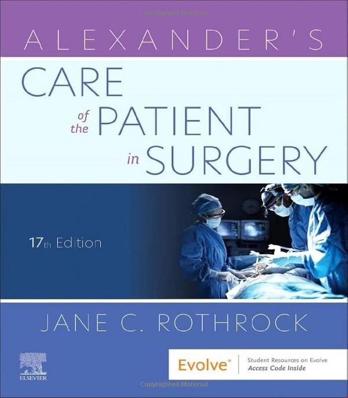 کتاب Alexander's Care of the Patient in Surgery 17th Edition