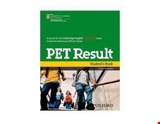 کتاب پی ایی تی ریزالت PET result Student's Book Work Book انتشارات آکسفورد
