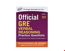 کتاب جی آر ای وربال Official GRE Verbal Reasoning Practice Questions