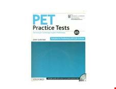 کتاب پی ایی تی پرکتیس تست PET Practice Tests انتشارات آکسفورد
