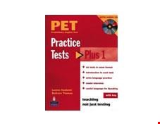 کتاب پی ایی تی پرکتیس تست PET Practice Tests Plus 1 انتشارات پیرسون