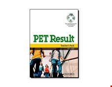 کتاب معلم پی ایی تی PET result Teachers Pack انتشارات آکسفورد