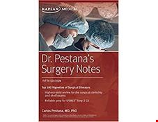  کتاب Dr Pestana s Surgery Notes Top 180 Vignettes of Surgical Diseases