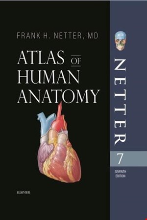 کتاب کاغذ گلاسه، جلد سخت، همراهد با قاب (Atlas of human anatomy(seven edition