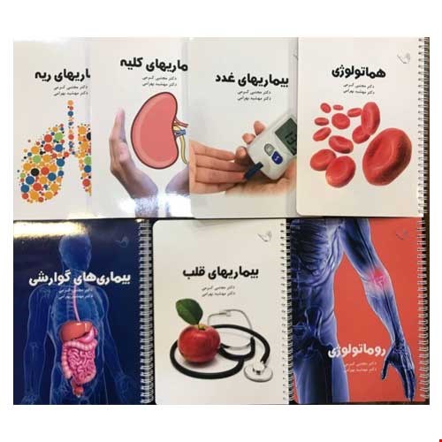 درسنامه داخلی دکتر مجتبی کرمی – پکیج ۷ جلدی تمام رنگی (قلب جدید)